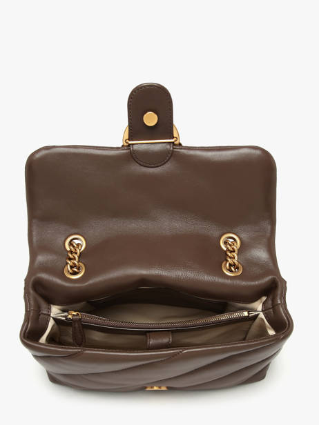 Cross Body Tas Love Bag Puff Leder Pinko Bruin love bag puff A0F2 ander zicht 3